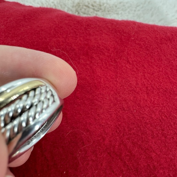 David Yurman Crossover Ring w 14k Gold - Picture 6 of 9